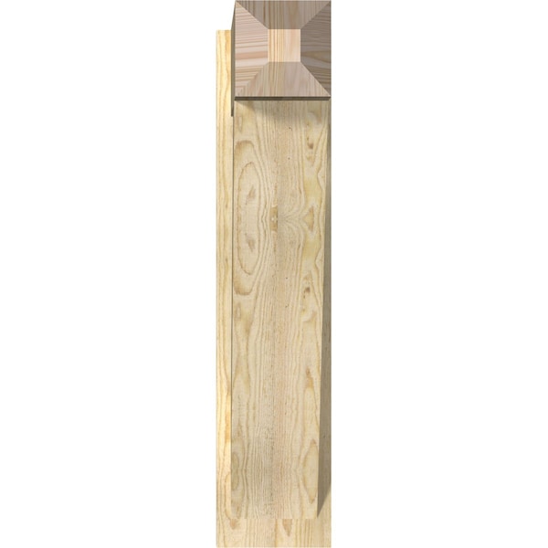 Traditional Rough Sawn Craftsman Outlooker, Douglas Fir, 8W X 24D X 36H